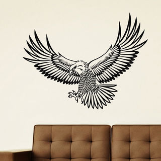 Eagle Bird Vinyl Wall Art Decal Sticker - Bed Bath & Beyond - 11180368