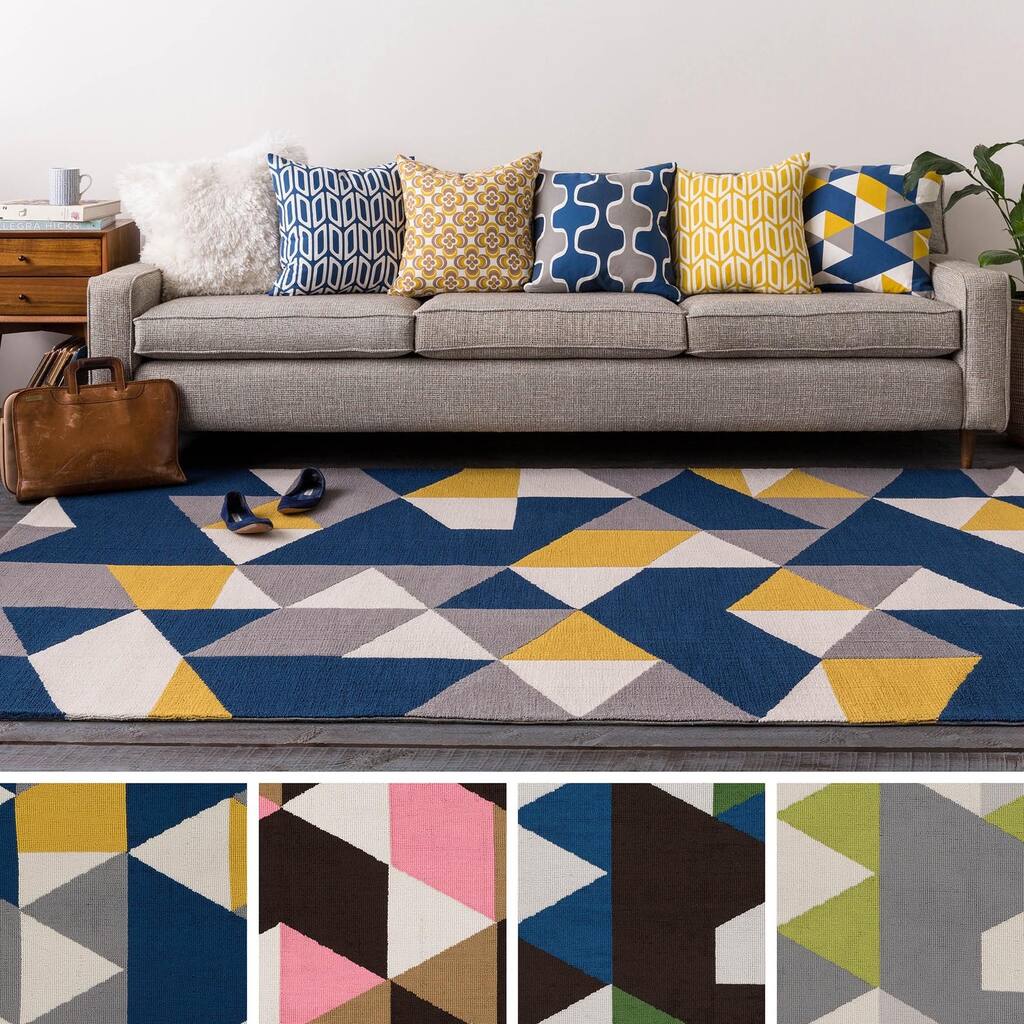 Table-Tufted Tree Polyester Rug