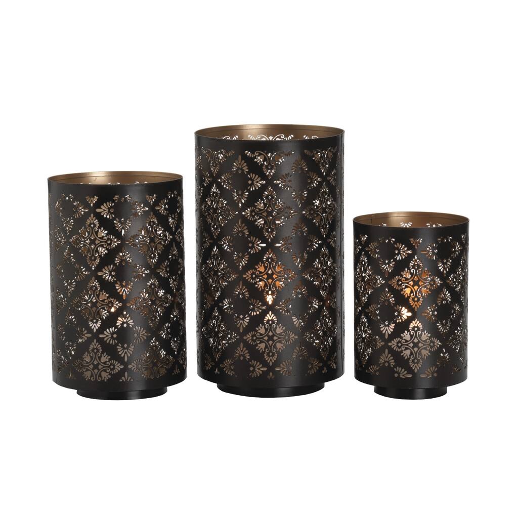 Studio Nova Square Metal Luminaries Set of 3