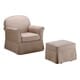 preview thumbnail 4 of 5, Dorel Living Swivel Glider & Ottoman Set