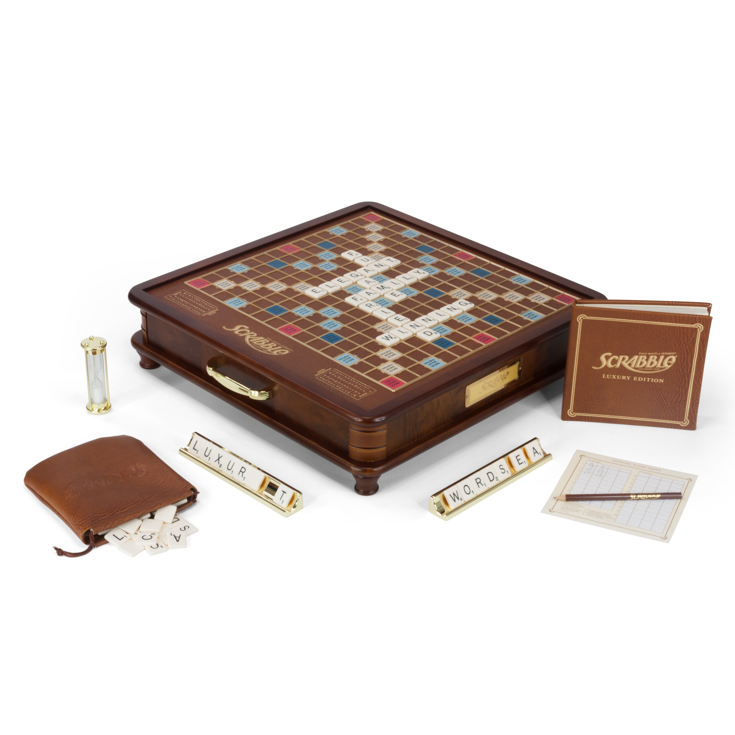 Winning Solutions Scrabble Luxury Edition Board Game 17 75 X 17 75 X 4