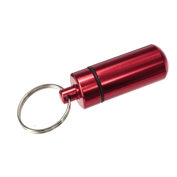 Waterproof Aluminum Alloy Pill Box Keychain Free Shipping On Orders Over 45