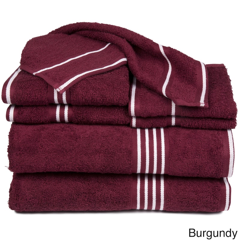 8-Piece Towel Set - Cotton Bathroom Accessories by Windsor Home