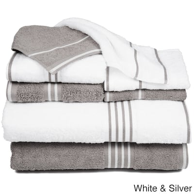 8-Piece Towel Set - Cotton Bathroom Accessories by Windsor Home