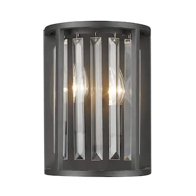 Avery Home Lighting Monarch 2-light Wall Sconce in Bronze