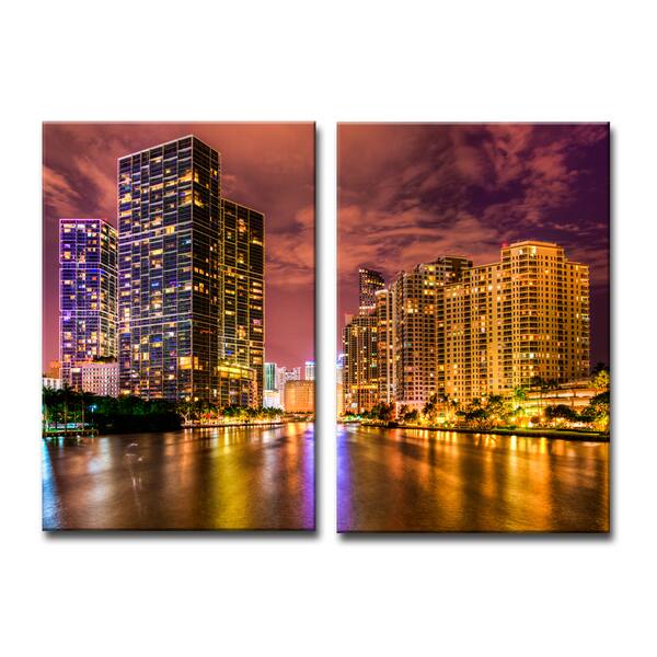 Vista' 2-Piece Wrapped Canvas Wall Art Set - Bed Bath & Beyond - 11190562