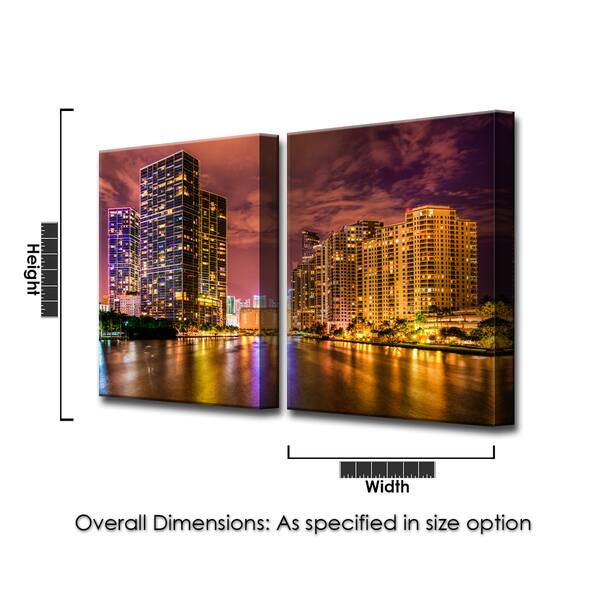 Vista' 2-Piece Wrapped Canvas Wall Art Set - Bed Bath & Beyond - 11190562