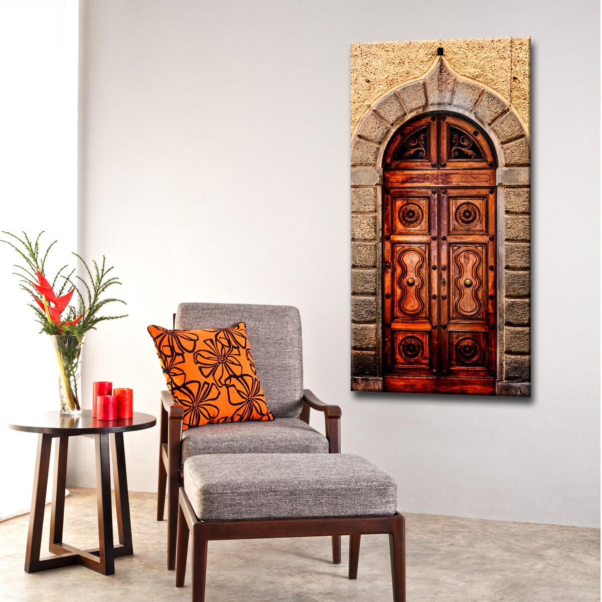 Tuscan Architecture I' Photographic Wrapped Canvas Wall Art Cherry Wood overall 641938967746 | eBay