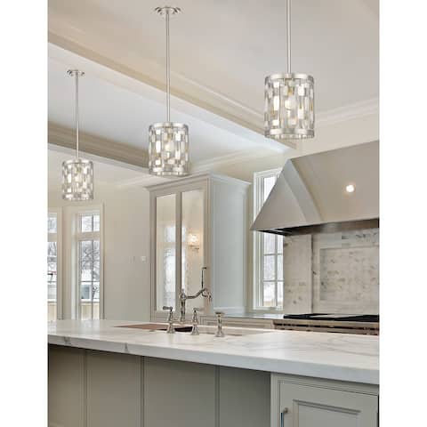Avery Home Lighting Almet Brushed Nickel 1-light Mini Pendant