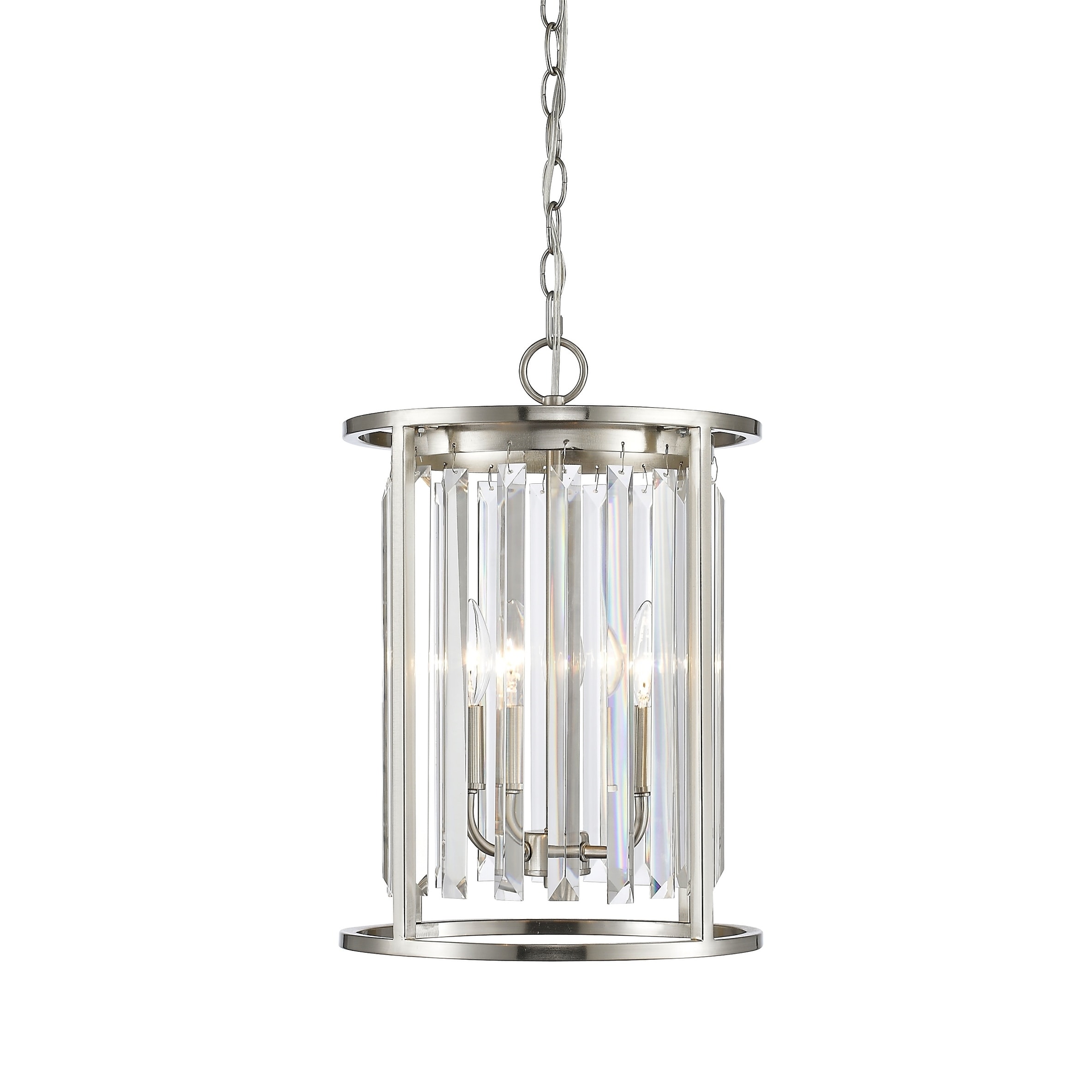 Avery Home Lighting Monarch 3-light Chandelier in Brushed Nickel (Lights) - Chandeliers For Bedrooms by Overstock.com
