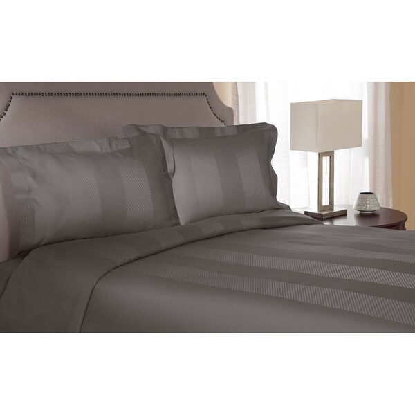 Park Avenue Dobby Check 3-piece Duvet Set