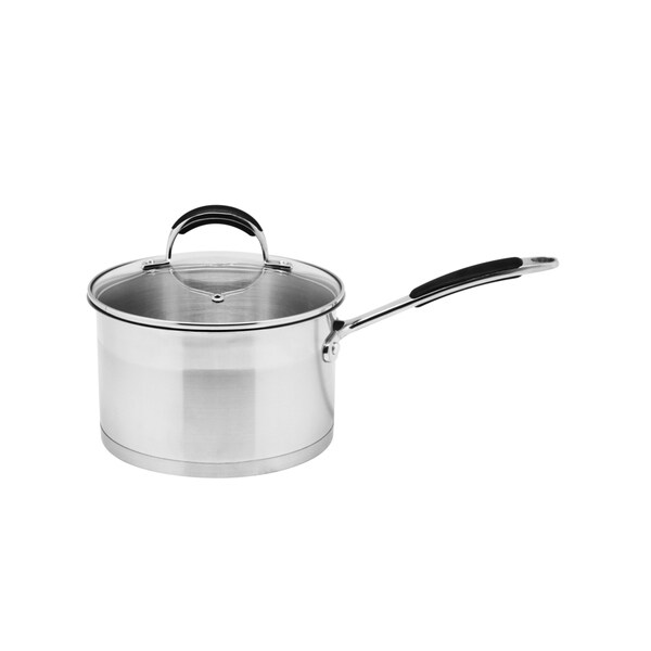 Prime Cook Stainless Steel 2.6-quart Saucepan with Glass Lid - On Sale