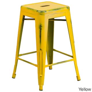 Yellow Counter Height Bar Stools Revolutionhr Yellow Counter Height 23 28 In Bar Stools For Less