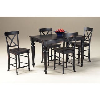 Intercon Glendon Black Hand Rubbed 36 to 54-inch Adjustable Gathering Table