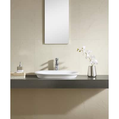 Fine Fixtures White 22-inch Thin Edge Vessel Sink