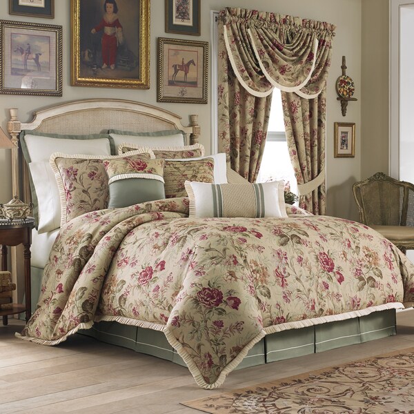 Croscill Cottage Rose 4-piece Comforter Set - Bed Bath & Beyond