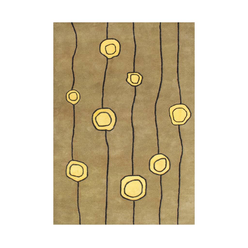 Alliyah Handmade Popcorn New Zealand Wool Blend Rug (5' x 8') - 5' x 8'