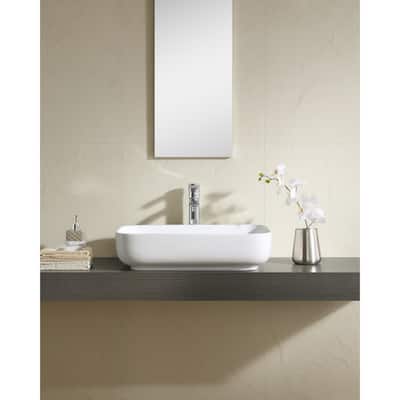 Fine Fixtures White 24 inch Thin Edge Vessel