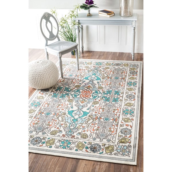 nuLOOM Modern Persian Printed Floral Multi Rug (9 x 12)   18187475