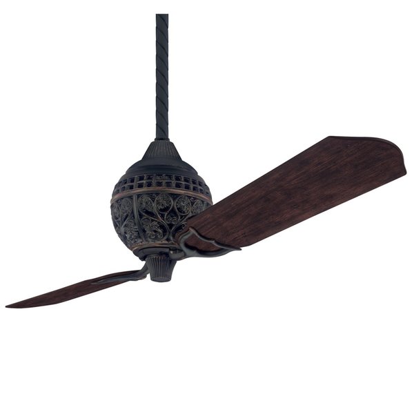 Shop Hunter 1886 Limited Edition 60-inch Ceiling Fan with Two Carved Wood Blades - Free Shipping ...