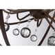 preview thumbnail 7 of 5, Jossie 8-light Crystal 30-inch Bronze-finish Chandelier