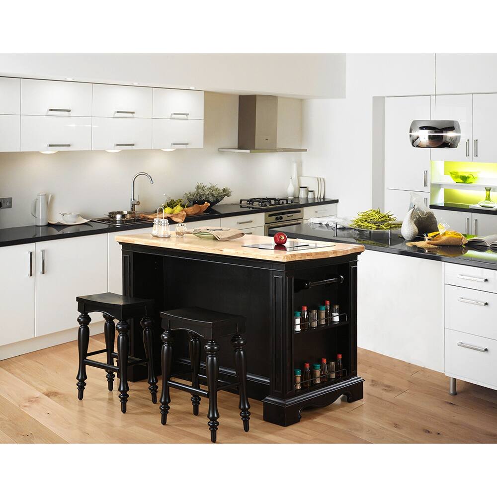 Powell Raeford Kitchen Island and Stool Set