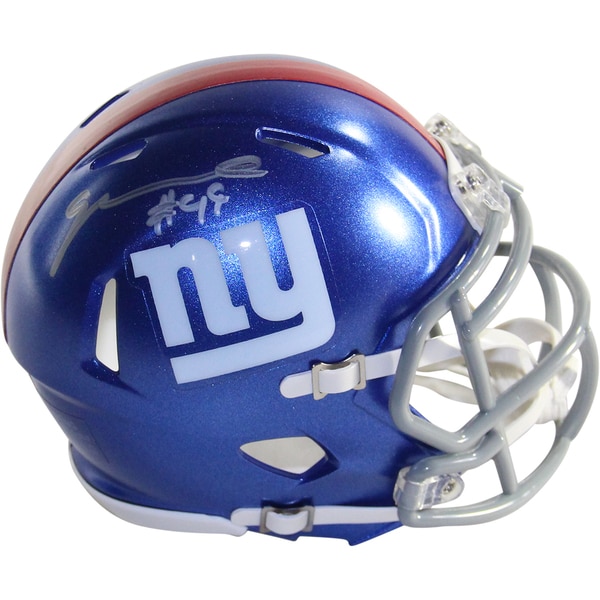 Nikita Whitlock Signed New York Giants Mini Speed Helmet