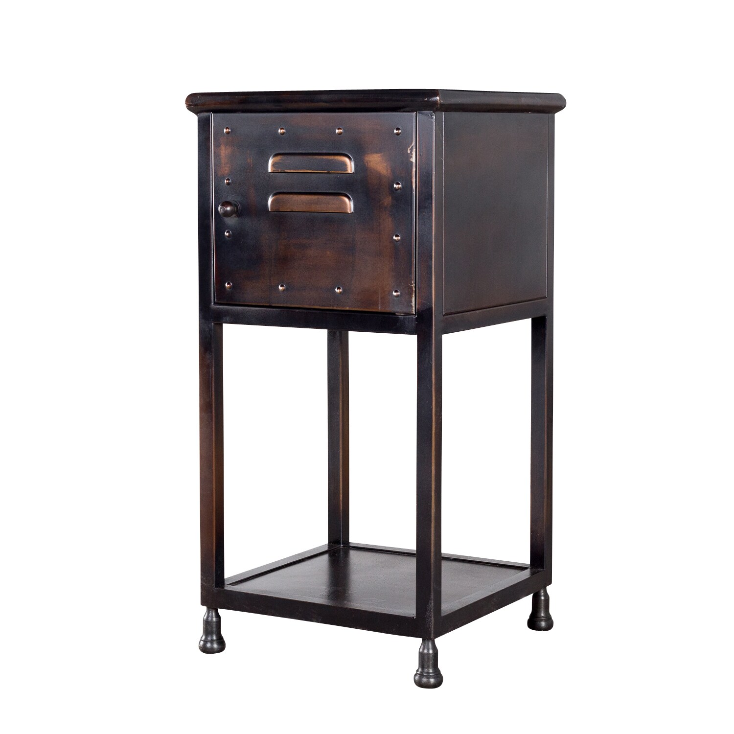 Handmade Industrial Locker End Table India Overstock 11198729