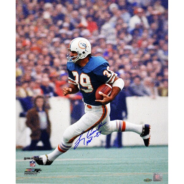 Larry Csonka Dolphins 16x20 Photo w/ "HOF 87" insc