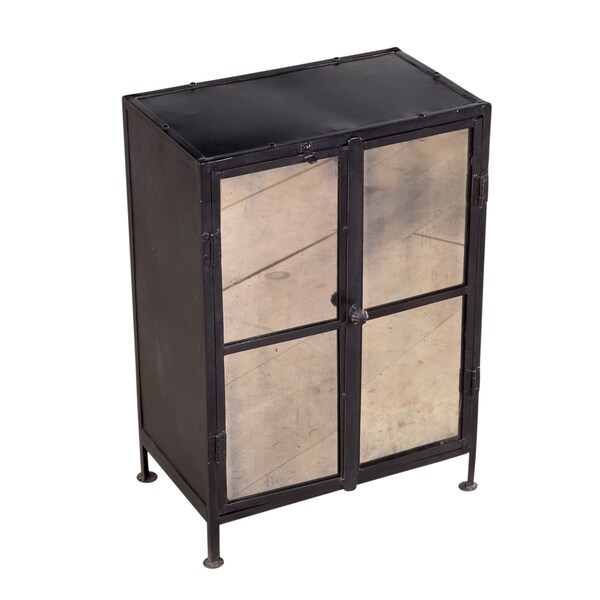 Shop Handmade Antique Mirror End Table (India) Free Shipping