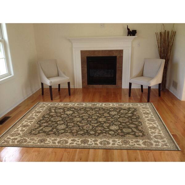 Bethany Brown Beige Traditional Hand Knotted Rug 12 X 15 12 X 15 Overstock 11198803