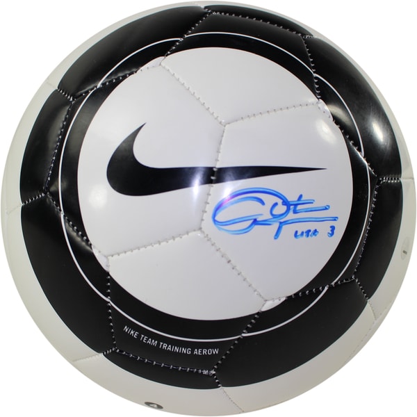 Christie Rampone Signed Nike Aero Black & White Replica Soccer Ball