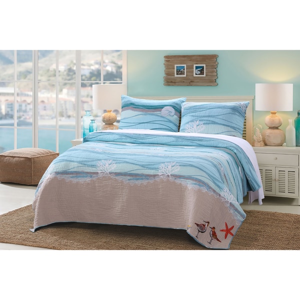 Shop Greenland Home Fashions Maui Coastal Cotton 3 Piece