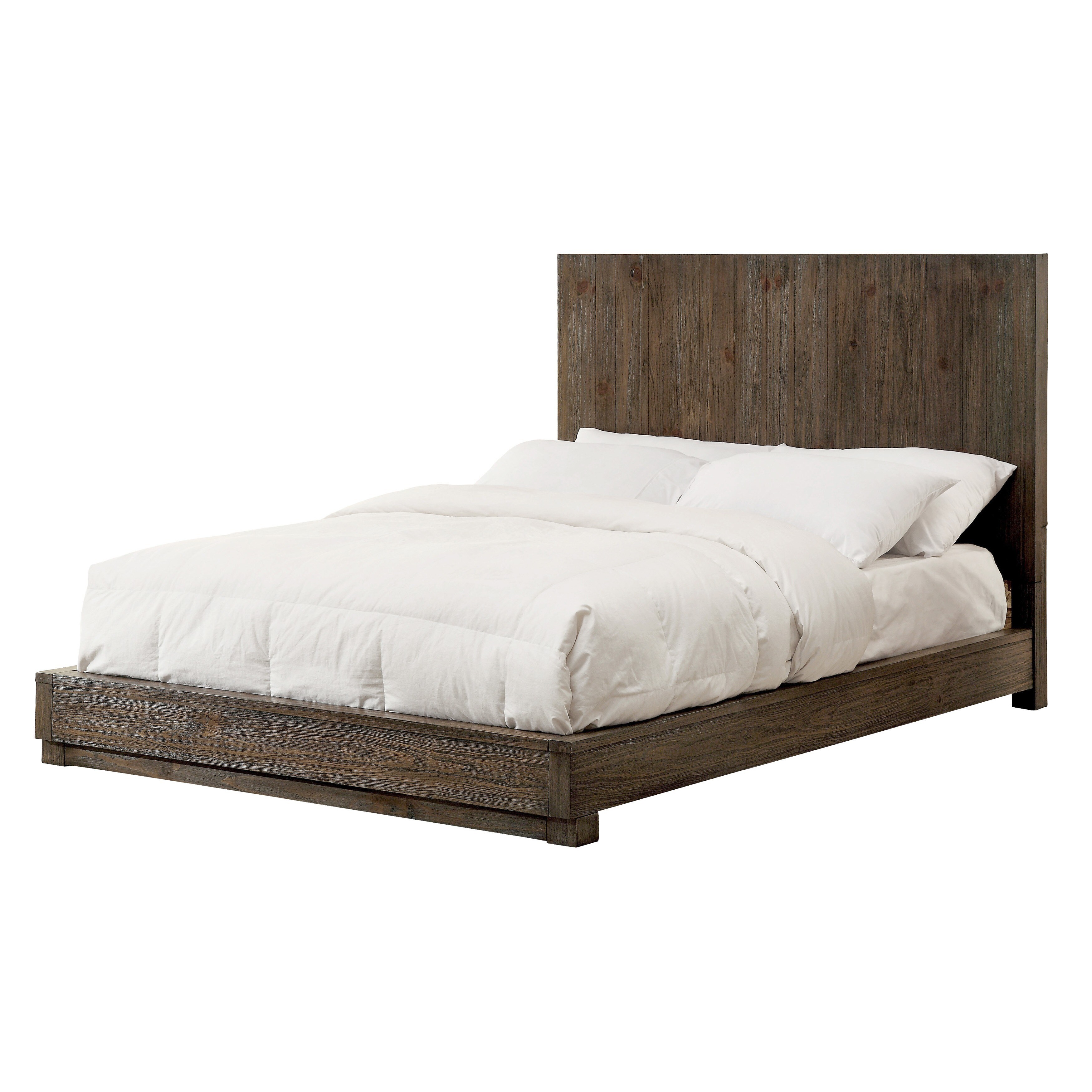 Shop Strick Bolton Kazuo Rustic 2 Piece Low Profile Bed And Nightstand Set Overstock 22802082