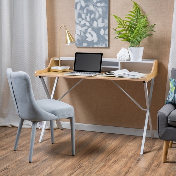 Aalto Modern Faux Wood Computer Desk by Christopher Knight Home