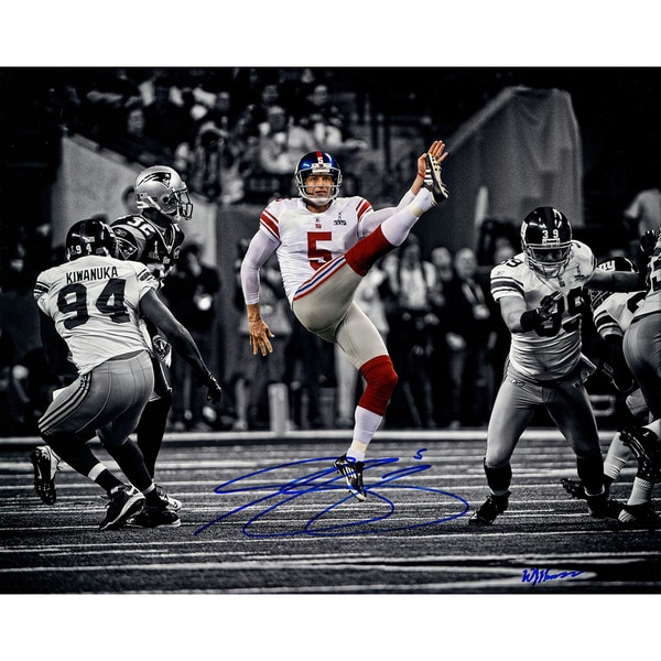 Steve Weatherford Super Bowl Punting 16x20 Photo
