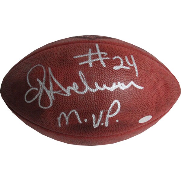 OJ Anderson Super Bowl XXV Football w/ "SB XXV MVP" Insc.