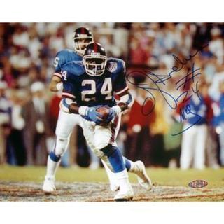 OJ Anderson Rushing Ball Giants Blue Jersey Horizontal 8x10 Photo