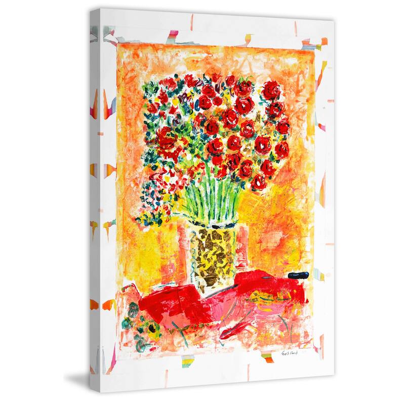 Marmont Hill - 'Spring Bouquet' by Michael Woodward Painting Print on Canvas - Multi-Color
