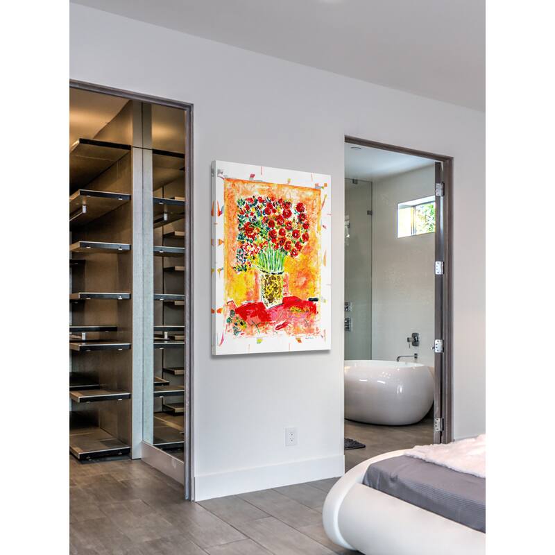 Marmont Hill - 'Spring Bouquet' by Michael Woodward Painting Print on Canvas - Multi-Color