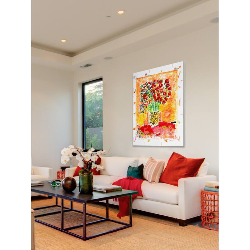 Marmont Hill - 'Spring Bouquet' by Michael Woodward Painting Print on Canvas - Multi-Color