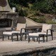 Honolulu Outdoor 5-piece Wicker Seating Set with Cushions by Christopher Knight Home - Thumbnail 24