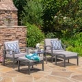Honolulu Outdoor 5-piece Wicker Seating Set with Cushions by Christopher Knight Home
