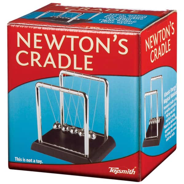slide 2 of 2, Toysmith Newton's Cradle Physics Toy