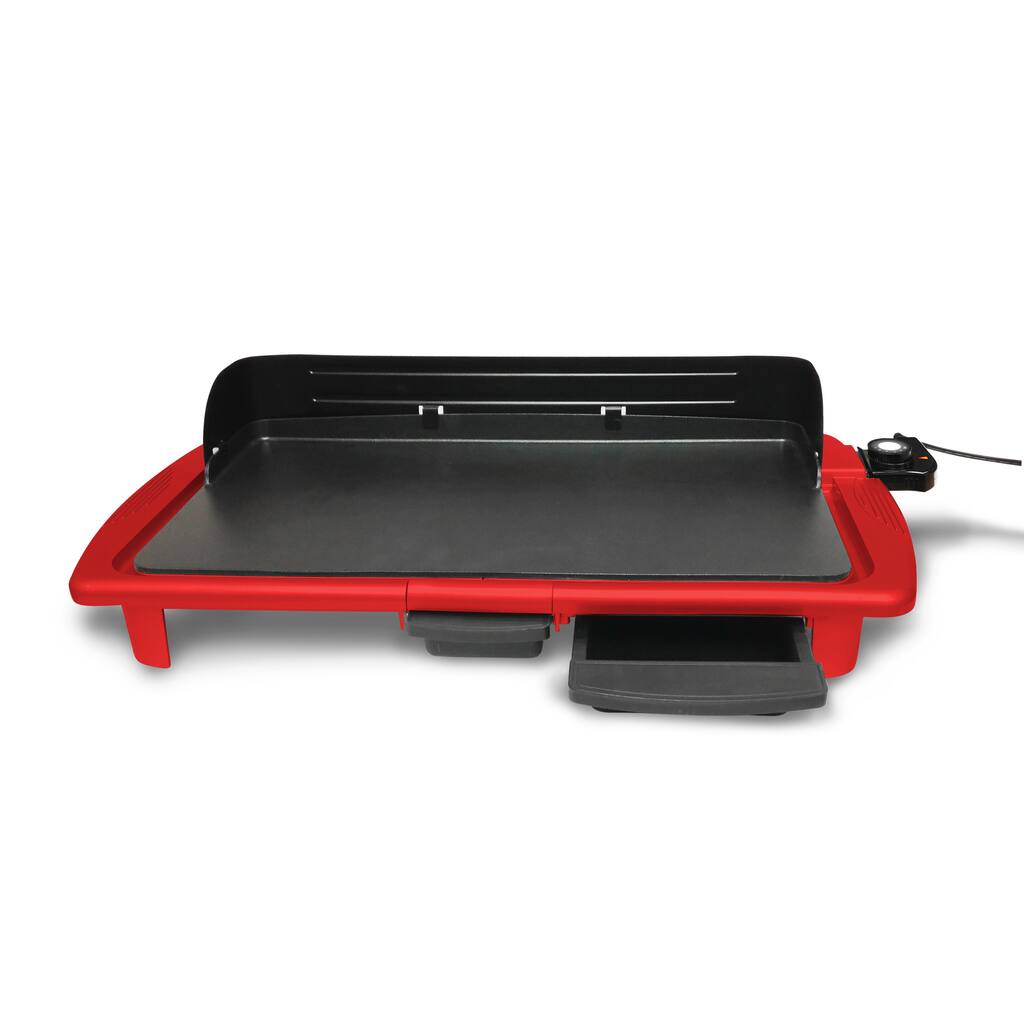 Aluminum Non-stick Griddle with Splash Guard