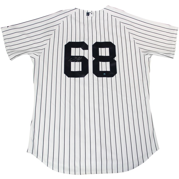 Dellin Betances Signed Majestic Authentic New York Yankees White Home Jersey