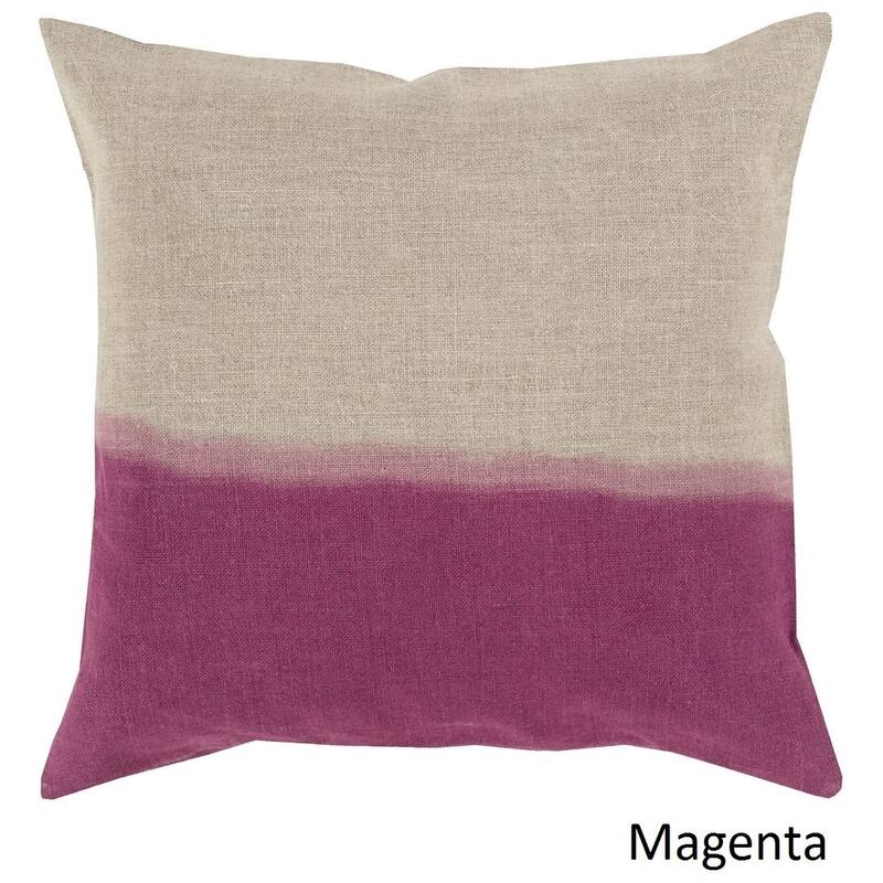 Decorative McDaniels 22-inch Poly or Feather Down Filled Pillow - Down - Pink