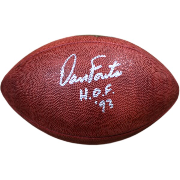 Dan Fouts Signed Duke Football w/ HOF 93 Insc