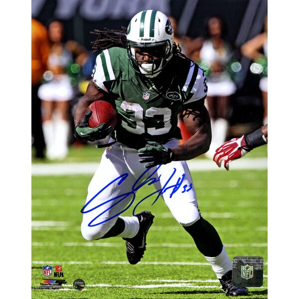 Chris Ivory Jets Running Signed 8x10 Photo