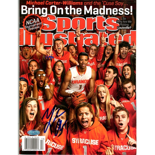 Michael Carter-Williams Signed 3/25/13 Sports Illustrated Magazine No Label